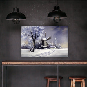 Trees, Snow and The Windmill - Artbox Printers