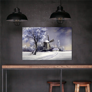 Trees, Snow and The Windmill - Artbox Printers