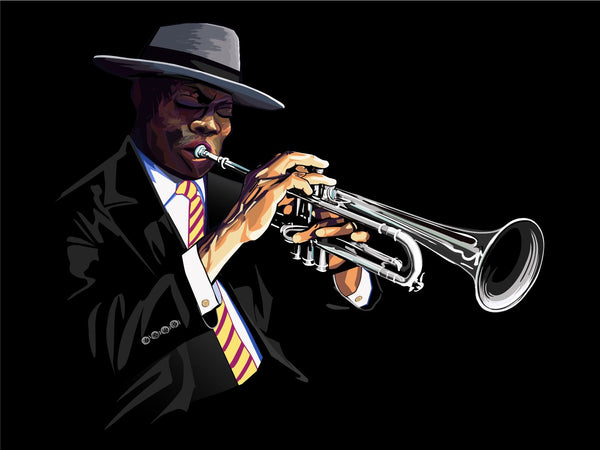 American Jazz Trumpet Player - Artbox Printers