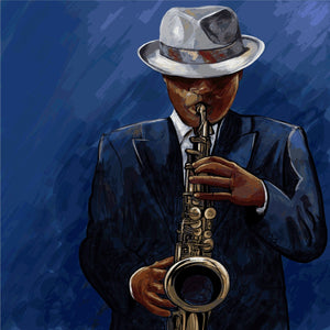 American Jazz Saxophone Musician - Artbox Printers