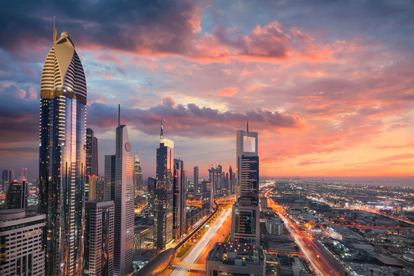 Sunset in Dubai